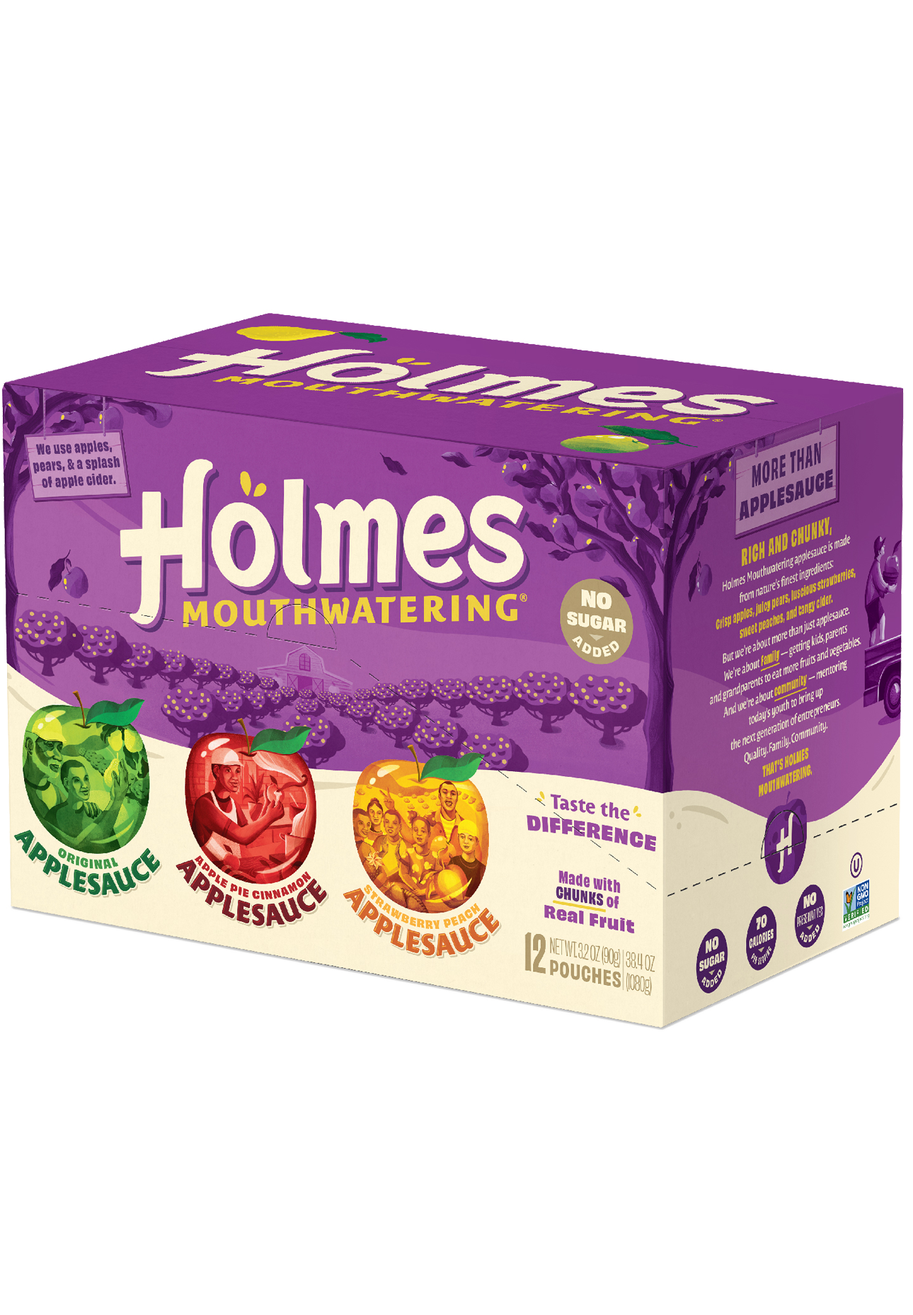 Holmes Applesauce Variety Pack – 12 Pack