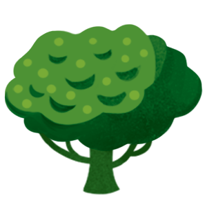 Footer Illustration Tree Small